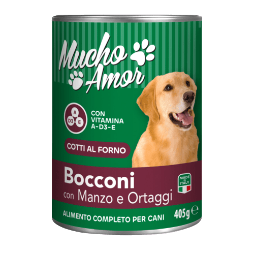 Bocconi con manzo e ortaggi (405g)