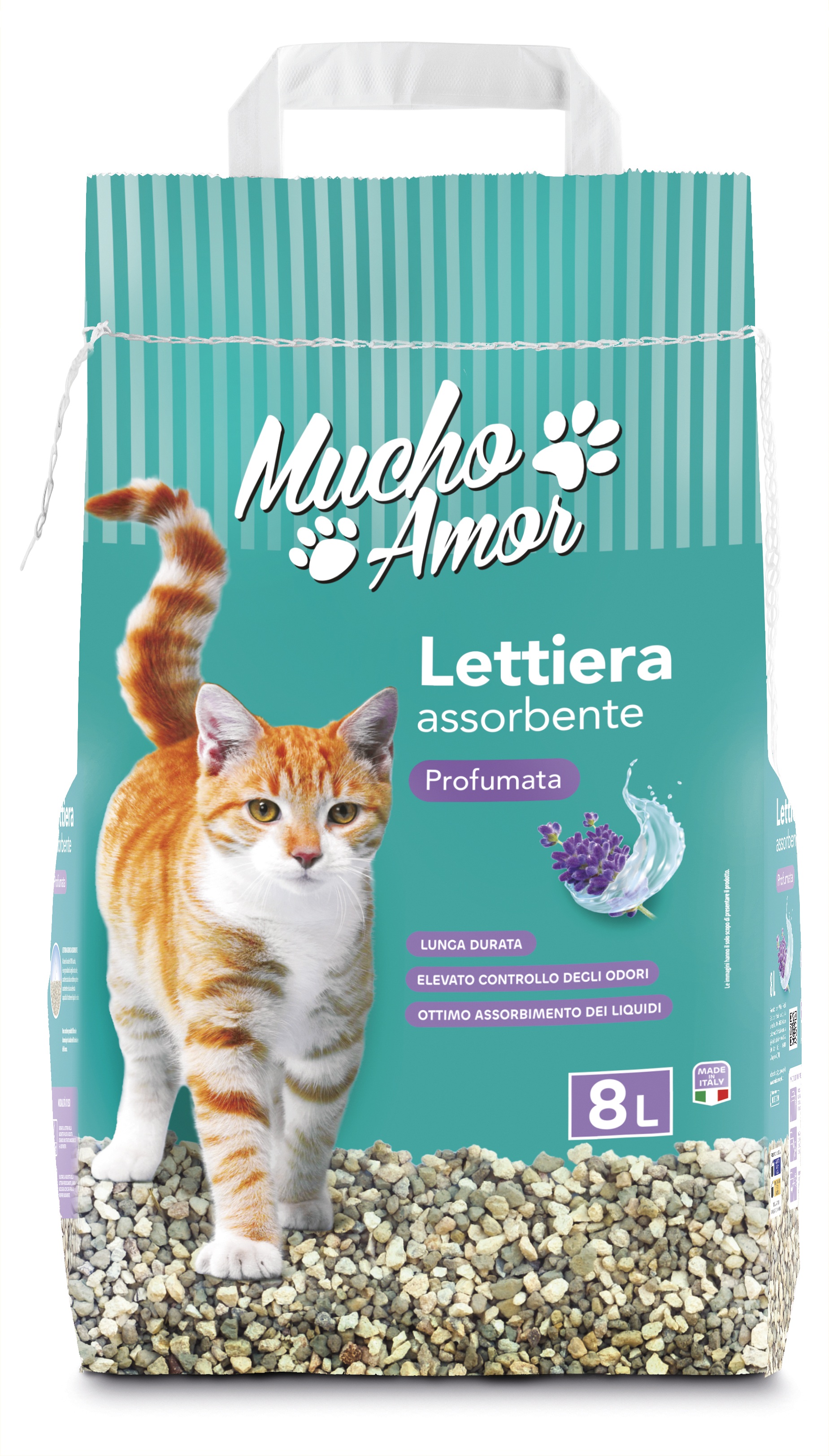 LETTIERA GATTO ASSORBENTE PROFUMATA 8 LT